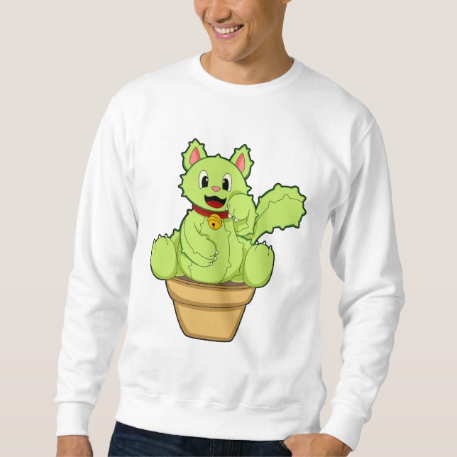 Sudadera Cat as Cactus (Anverso)