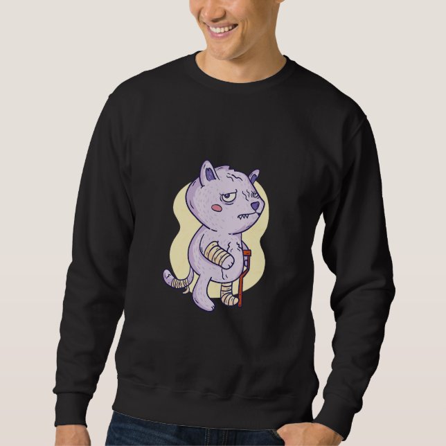 Sudadera Cat Broken Sad Cat Broken (Anverso)