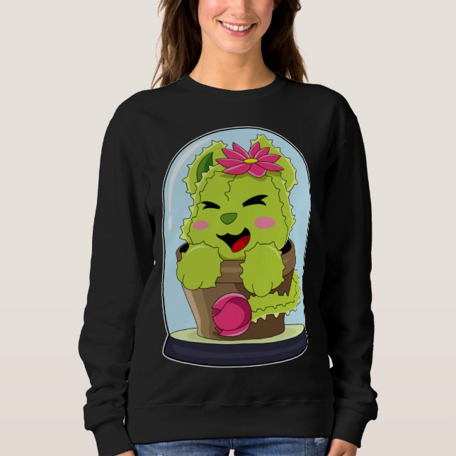 Sudadera Cat Cactus (Anverso)