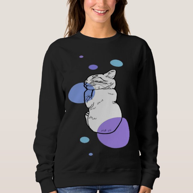 Sudadera Cat cat  Cat  ca   cat women  2 (Anverso)