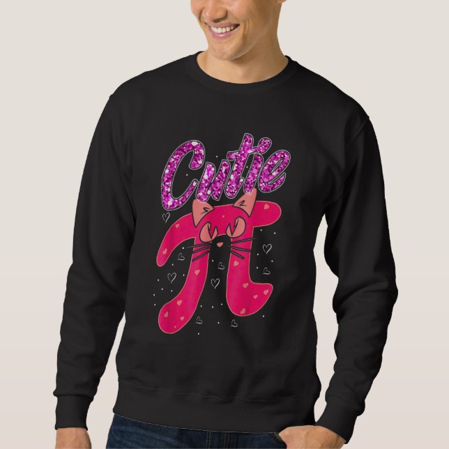 Sudadera Cat Cutie Pi Math Pun Cutie Pie Toddler Kids Shirt (Anverso)