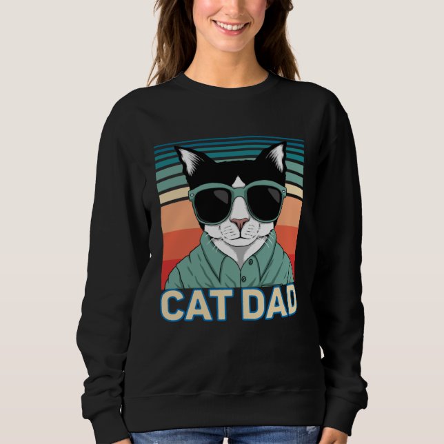 Sudadera Cat Dad (Anverso)