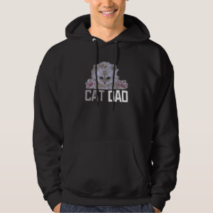 Sudadera Cat Dad Daddy Kitten Kitty Dueños De Pie A Un Gato