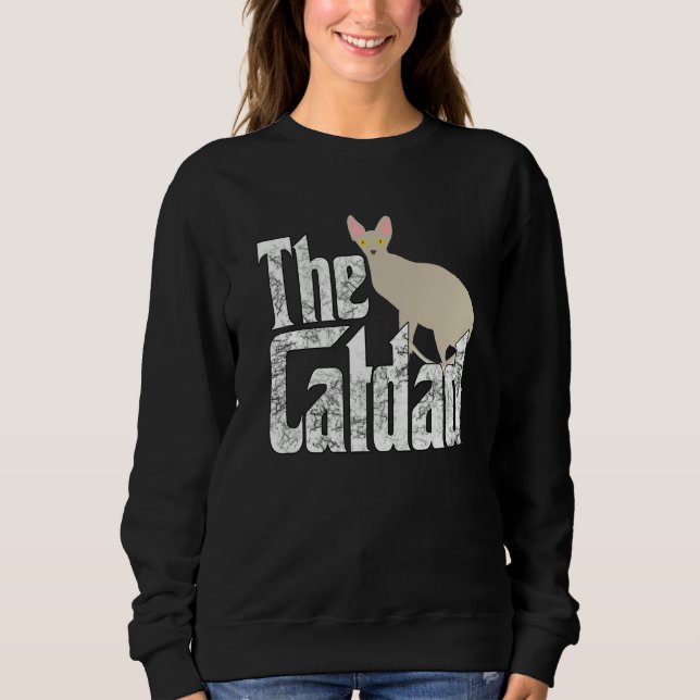 Sudadera Cat Dad The Catfather Crazy Cat Father Kitty Daddy (Anverso)