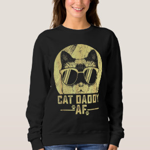 Sudadera Cat Daddy Af Gafas de sol Retro de cosecha