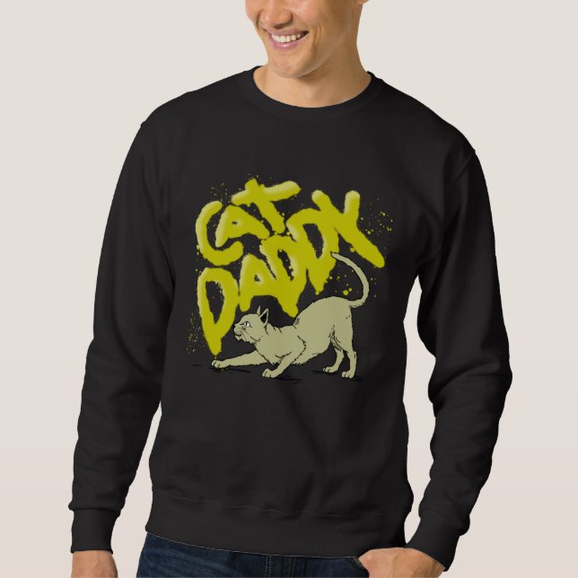 Sudadera Cat Daddy  cute street graffiti spray vintage (Anverso)