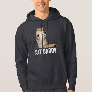 SUDADERA CAT DADDY DAD FUNNY CAT HOODIE MENS
