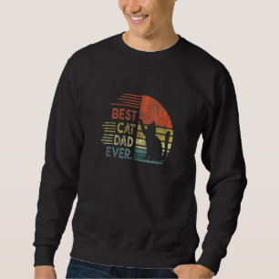 Sudadera Cat Daddy Ee Vintage El Mejor Papá Gato De La Hist