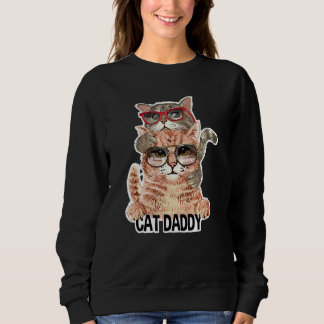 Sudadera Cat Daddy Sunancea Al Mejor Papá Gato Hasta Gatito
