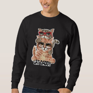 Sudadera Cat Daddy Sunancea Al Mejor Papá Gato Hasta Gatito