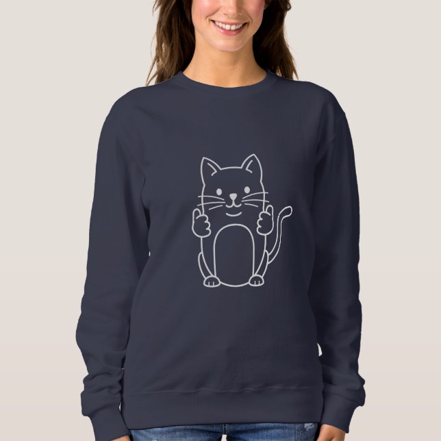 SUDADERA CAT DE THUMBS (Anverso)