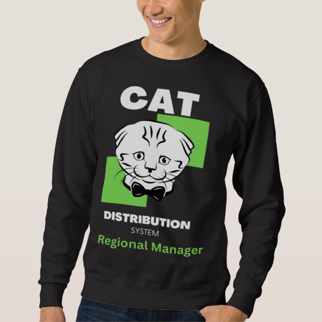 Sudadera Cat Distributions Regional Manager (Anverso)