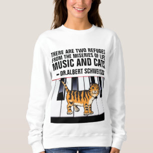 SUDADERA CAT, DOS SIGNIFICA REFUGIO DE MISERIAS DE VIDA