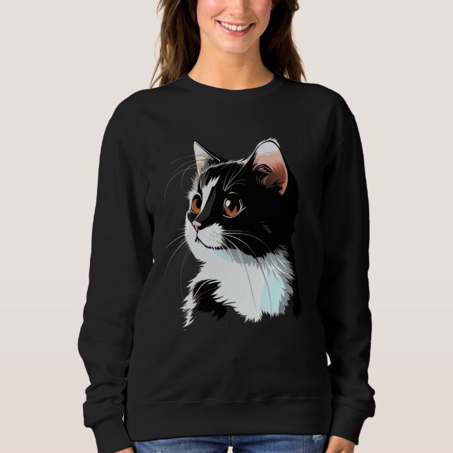 Sudadera Cat Face  Cat (Anverso)
