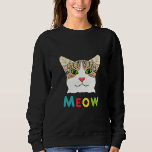 Sudadera Cat Face Meow