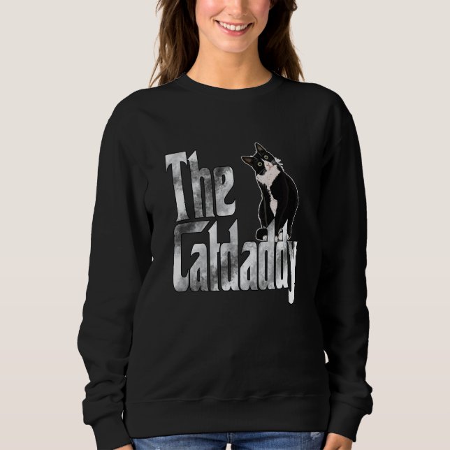 Sudadera Cat Father The Catfather Crazy Cat Dad Papa  4 (Anverso)