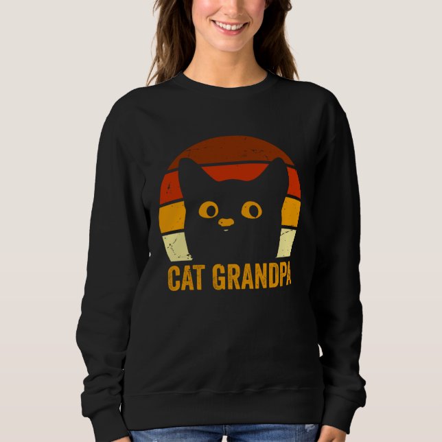 Sudadera Cat Grandpa (Anverso)