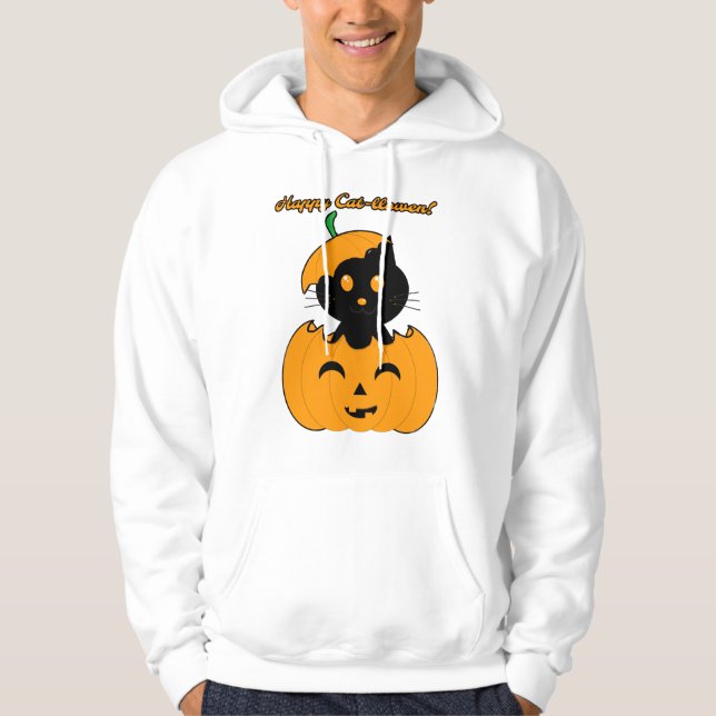 Sudadera Cat-halloween (Anverso)