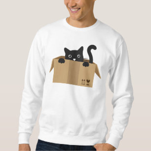 Sudadera Cat in a box Cute Animal design