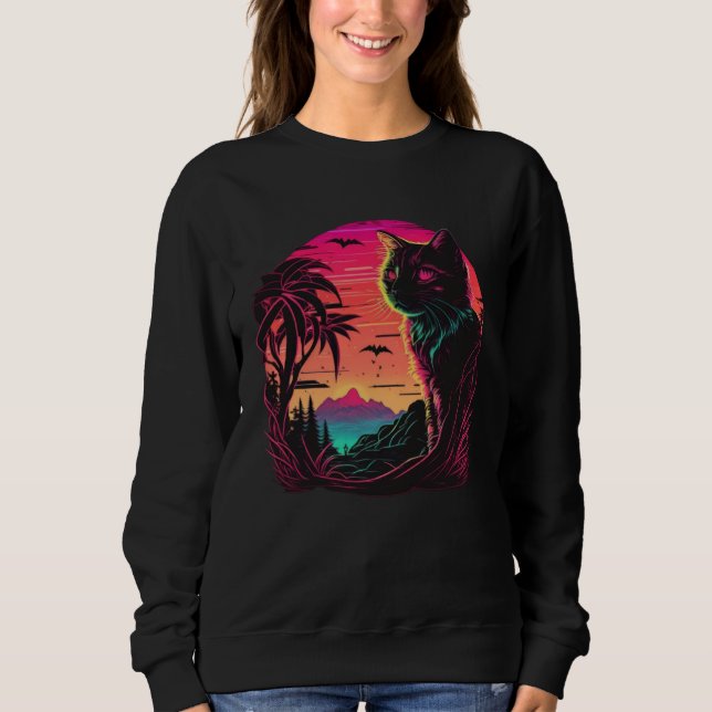 Sudadera Cat in Paradise (Anverso)