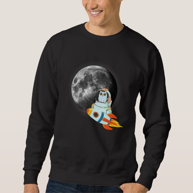 Sudadera Cat In Space (Anverso)