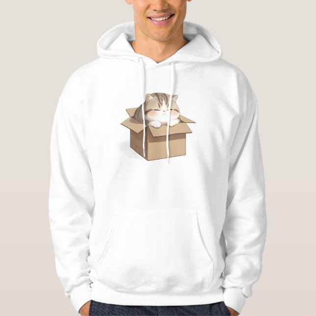 Sudadera Cat in the Box Shirt (Anverso)