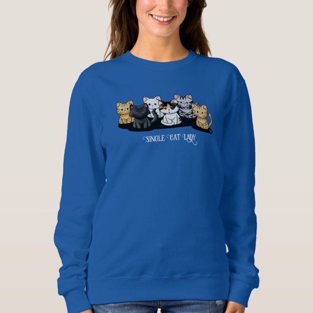 Sudadera Cat Lady T-Shirt (Anverso)