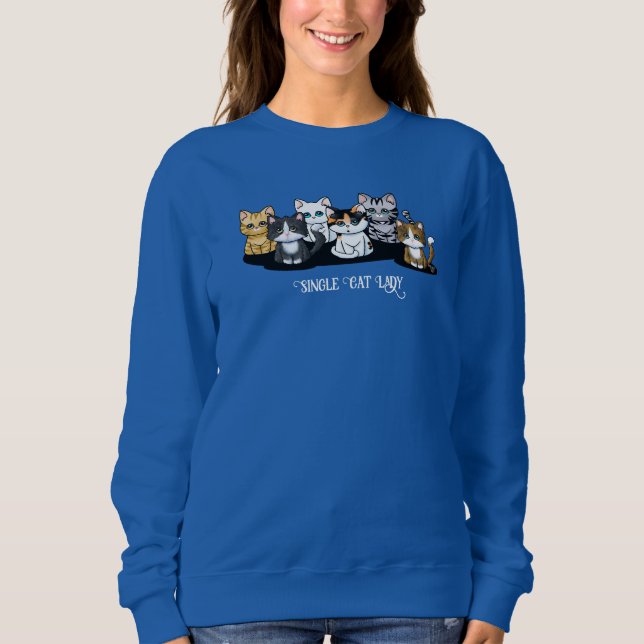 Sudadera Cat Lady T-Shirt (Anverso)