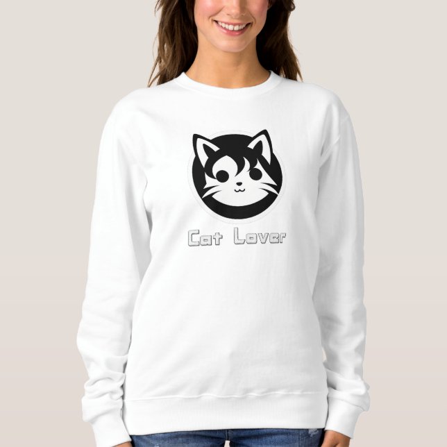 Sudadera Cat Lover (Anverso)
