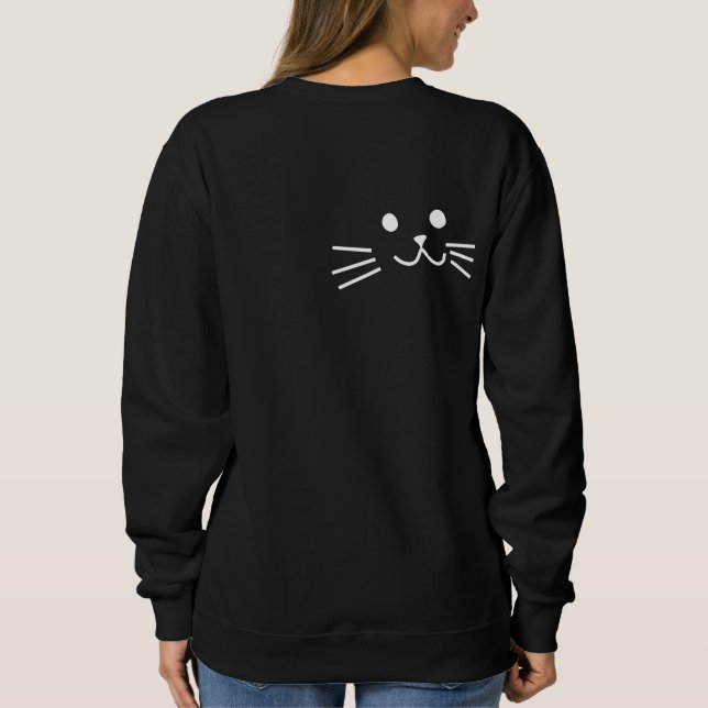 Sudadera CAT MAMA, regalo de mamá de gato, regalo de gato l (Reverso)