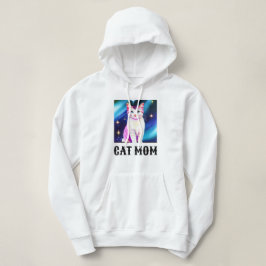 Sudadera Cat Mom, Cat Lover, puede cambiar a su foto de Mas