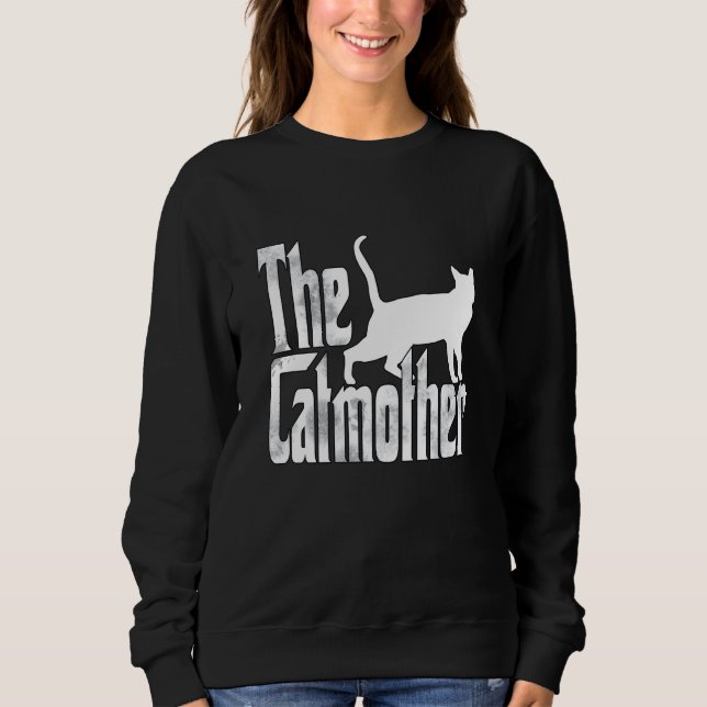 Sudadera Cat Mom Catmother Cat Mother Kitty Mommy (Anverso)