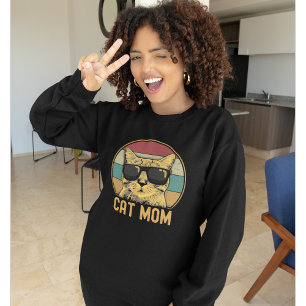 Sudadera Cat Mom Funny Cat Lovers