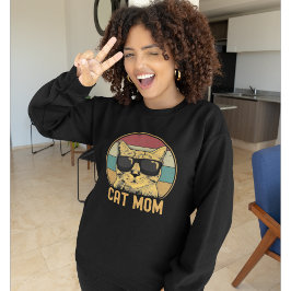 Sudadera Cat Mom Funny Cat Lovers