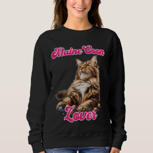 Sudadera Cat Mom MAINE COON LOVER Mainon Propietario
