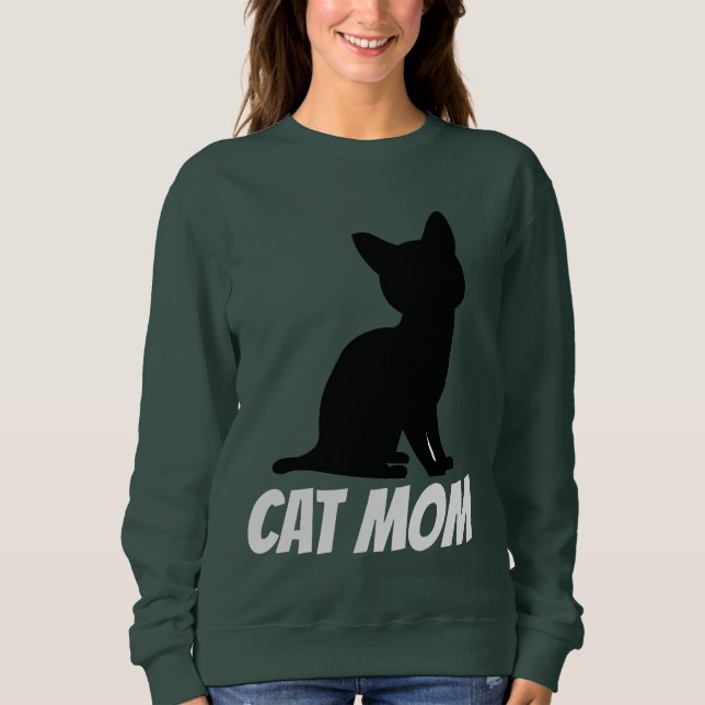 Sudadera CAT MOM SWEATSHIRTS T-Shirt (Anverso)