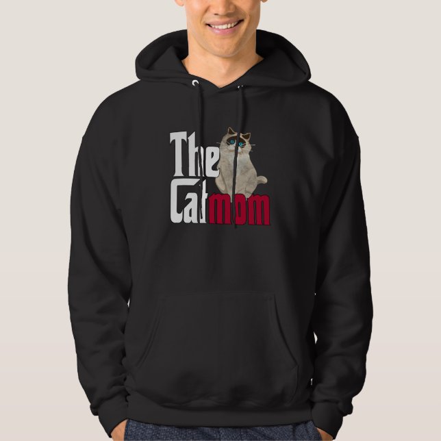 Sudadera Cat Mom The Catmother Crazy Cat Mother Kitty Mommy (Anverso)