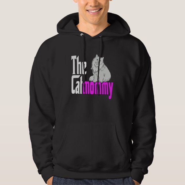 Sudadera Cat Mom The Catmother Crazy Cat Mother Kitty Mommy (Anverso)