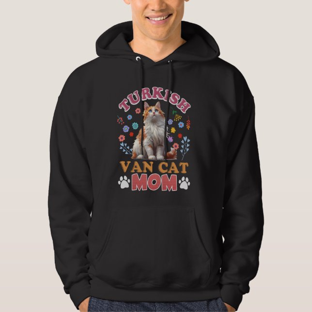 Sudadera Cat Mom TURKISH VAN Mommy TURKISH VAN CAT MOM Turk (Anverso)