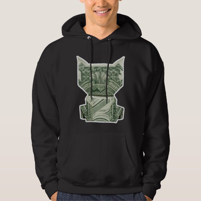 Sudadera Cat Money Origami Cash (Anverso)