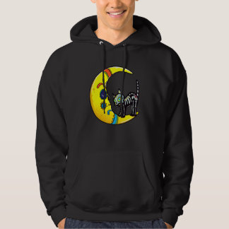 Sudadera Cat & Moon Sugar Skull Dia de Los Muertos  Day Of 