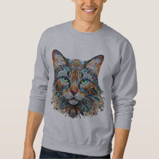 Sudadera Cat Mosaic Art