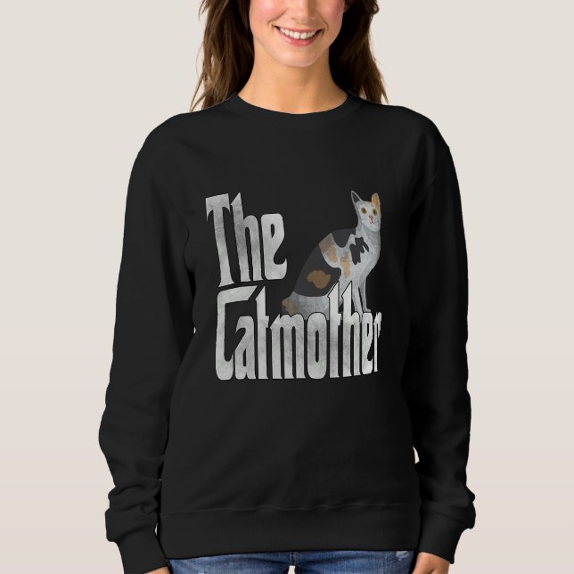 Sudadera Cat Mother The Catmother Crazy Cat Mom Mama (Anverso)