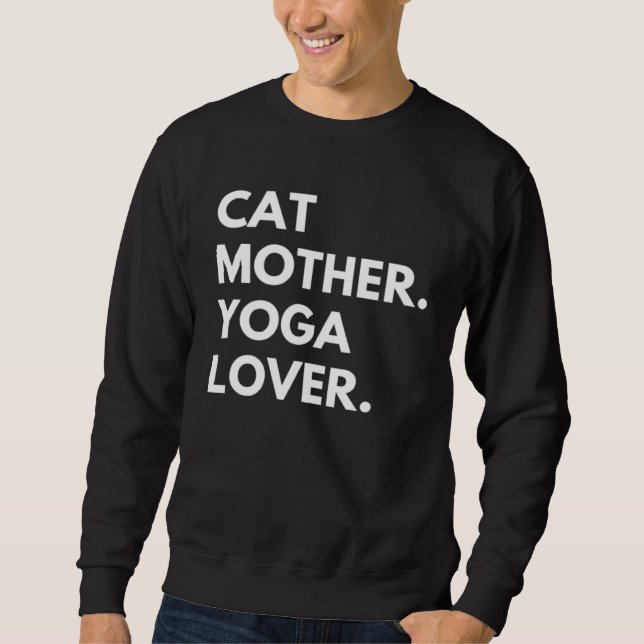 Sudadera Cat Mother Yoga   Cat Owner (Anverso)