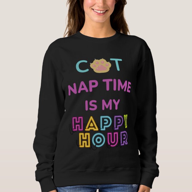 Sudadera CAT NAp TIME (Anverso)