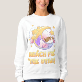 Sudadera cat on the moon