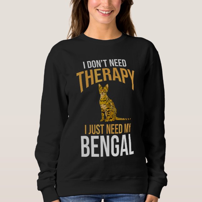 Sudadera Cat Owener Bengal (Anverso)