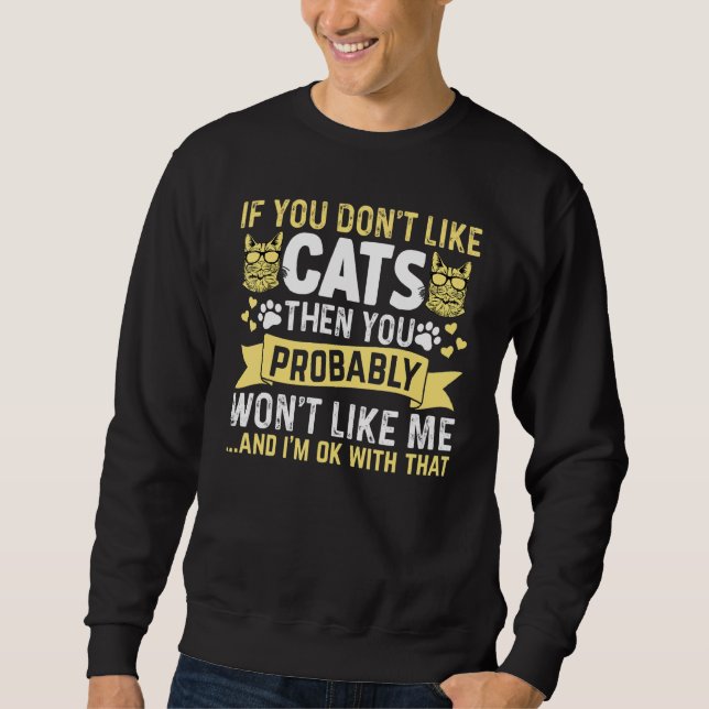 Sudadera Cat Owner Cute Cat  Baby Cats I Cat Owner (Anverso)