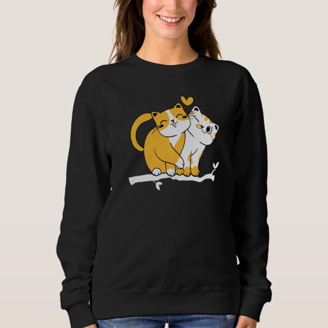 Sudadera Cat Owner Cute Cat Baby Cats Owner I Cute Cats (Anverso)