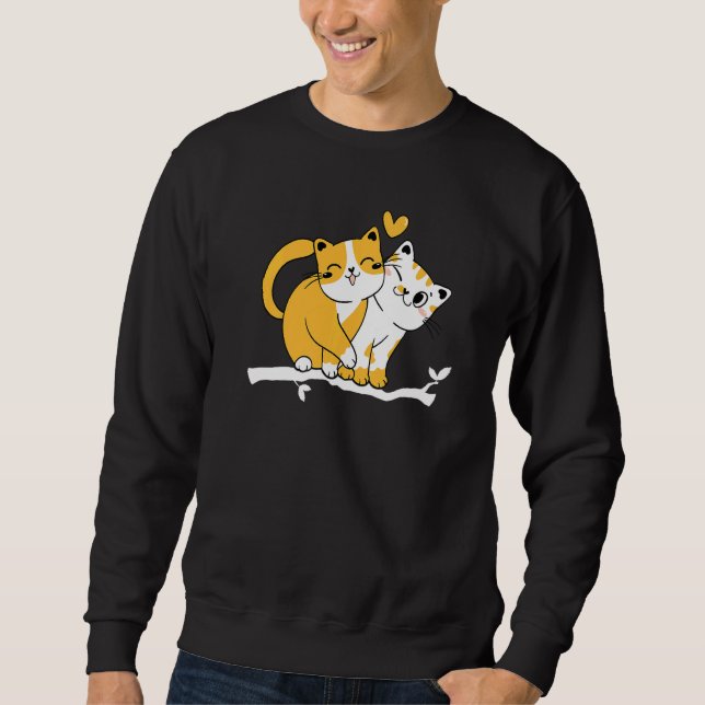 Sudadera Cat Owner Cute Cat Baby Cats Owner I Cute Cats (Anverso)